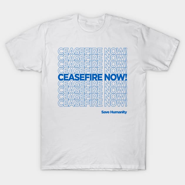 CEASEFIRE NOW! T-Shirt by Gemini Chronicles